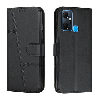 Stitching Calf Texture Buckle Leather Phone Case, For Tecno Camon 19 Neo, For Tecno Camon 19 Pro 5G, For Tecno Spark 9 Pro, For Infinix Note 12 5G / 12 Pro, For Tecno Spark 9T, For Infinix Note 12 VIP, For Infinix Note 12i, For Infinix Smart 6 Plus