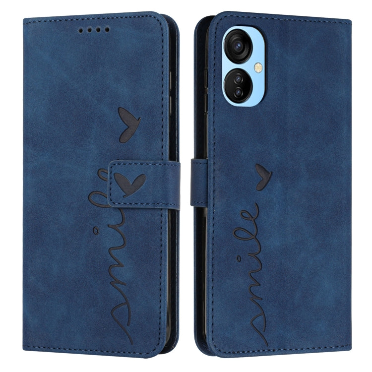 Skin Feel Heart Pattern Leather Phone Case, For Tecno Camon 19, For Tecno Camon 19 Neo, For Tecno Camon 19 Pro 5G, For Tecno Spark 9 Pro, For Tecno Spark 9T, For Tecno Pova 3