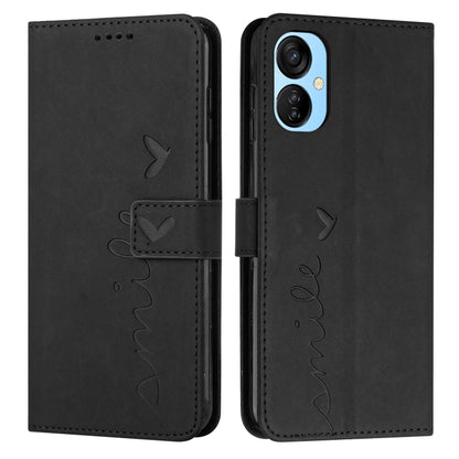 Skin Feel Heart Pattern Leather Phone Case, For Tecno Camon 19, For Tecno Camon 19 Neo, For Tecno Camon 19 Pro 5G, For Tecno Spark 9 Pro, For Tecno Spark 9T, For Tecno Pova 3