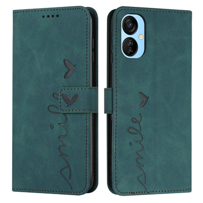 Skin Feel Heart Pattern Leather Phone Case, For Tecno Camon 19, For Tecno Camon 19 Neo, For Tecno Camon 19 Pro 5G, For Tecno Spark 9 Pro, For Tecno Spark 9T, For Tecno Pova 3