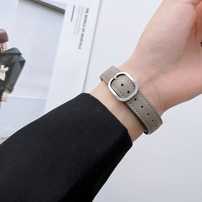Genuine Leather Watch Band, For Xiaomi Mi Band 3 / 4, For Xiaomi Mi Band 5 / 6