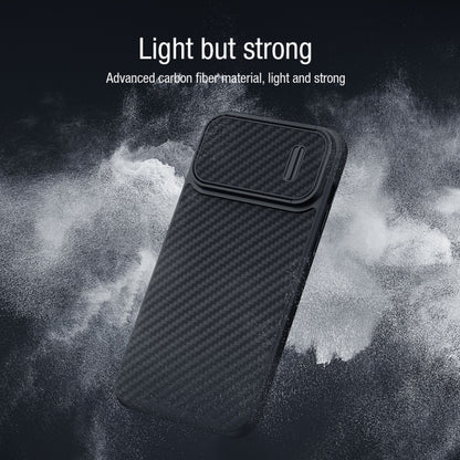 NILLKIN Synthetic Fiber Camshield Phone Case, For iPhone 14 Plus, For iPhone 14 Pro