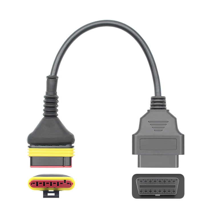 Câble adaptateur OBD moto 6 broches vers 16 broches pour Benelli, pour Benelli