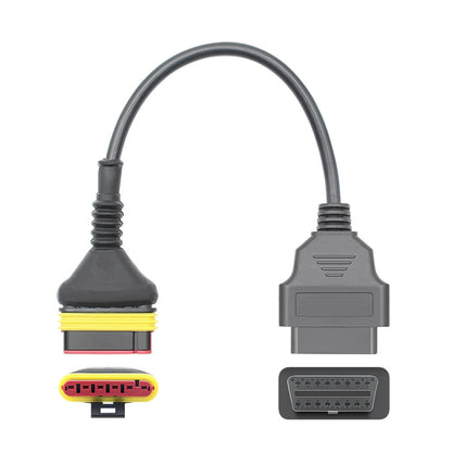 Câble adaptateur OBD moto 6 broches vers 16 broches pour Benelli, pour Benelli