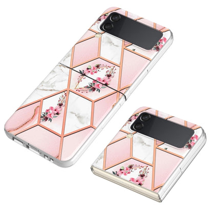 Electroplating Marble Flower Pattern TPU Phone Case, For Samsung Galaxy Z Flip4, For Nothing Phone 1
