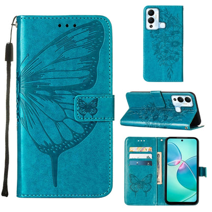 Embossed Butterfly Flip Leather Phone Case, For Infinix Hot 12 Play/Hot 12 Play NFC X6816C, For Infinix Hot 12i X665, For Infinix Hot 12 X6817, For Infinix Note 12 Pro 4G, For Infinix Note 12 Pro 5G, For Infinix Note 12 G96                             ...