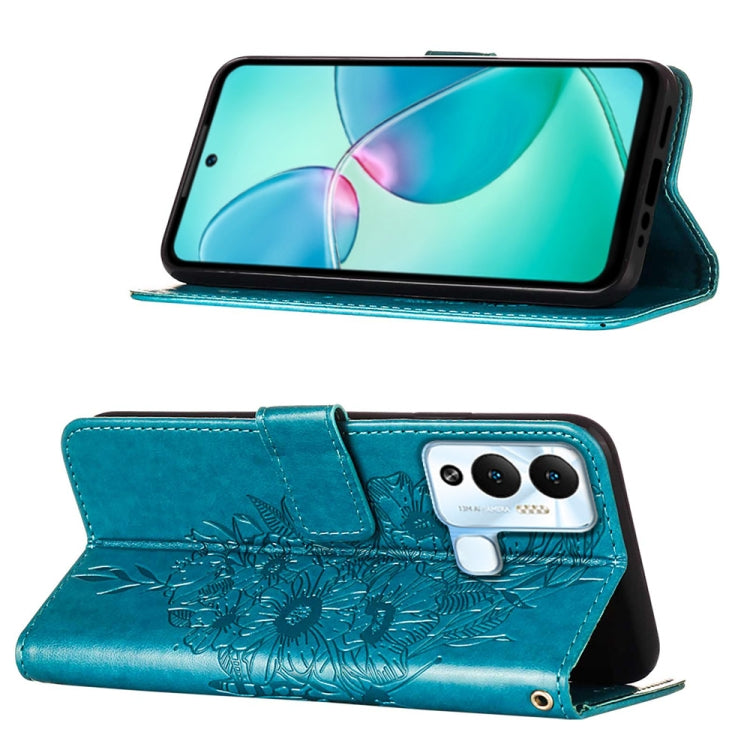 Embossed Butterfly Flip Leather Phone Case, For Infinix Hot 12 Play/Hot 12 Play NFC X6816C, For Infinix Hot 12i X665, For Infinix Hot 12 X6817, For Infinix Note 12 Pro 4G, For Infinix Note 12 Pro 5G, For Infinix Note 12 G96                             ...