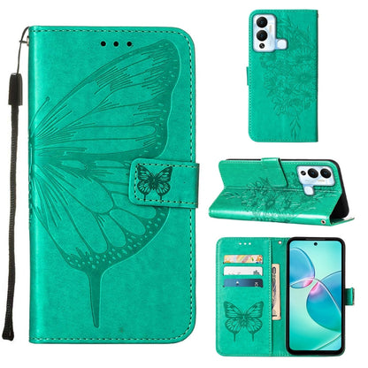 Embossed Butterfly Flip Leather Phone Case, For Infinix Hot 12 Play/Hot 12 Play NFC X6816C, For Infinix Hot 12i X665, For Infinix Hot 12 X6817, For Infinix Note 12 Pro 4G, For Infinix Note 12 Pro 5G, For Infinix Note 12 G96                             ...