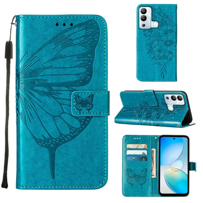 Embossed Butterfly Flip Leather Phone Case, For Infinix Hot 12 Play/Hot 12 Play NFC X6816C, For Infinix Hot 12i X665, For Infinix Hot 12 X6817, For Infinix Note 12 Pro 4G, For Infinix Note 12 Pro 5G, For Infinix Note 12 G96                             ...