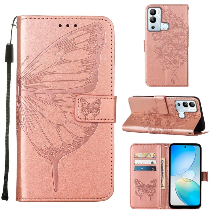 Embossed Butterfly Flip Leather Phone Case, For Infinix Hot 12 Play/Hot 12 Play NFC X6816C, For Infinix Hot 12i X665, For Infinix Hot 12 X6817, For Infinix Note 12 Pro 4G, For Infinix Note 12 Pro 5G, For Infinix Note 12 G96                             ...