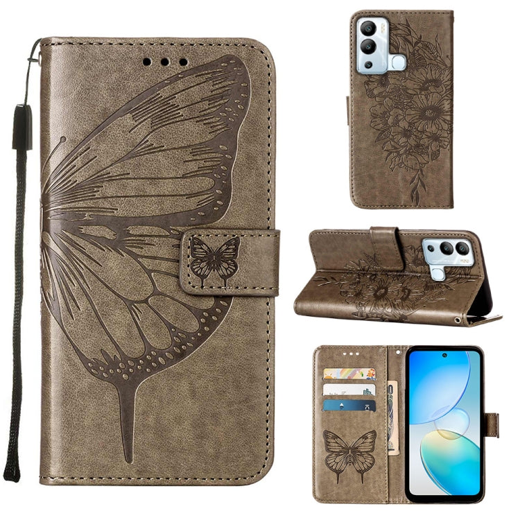 Embossed Butterfly Flip Leather Phone Case, For Infinix Hot 12 Play/Hot 12 Play NFC X6816C, For Infinix Hot 12i X665, For Infinix Hot 12 X6817, For Infinix Note 12 Pro 4G, For Infinix Note 12 Pro 5G, For Infinix Note 12 G96                             ...