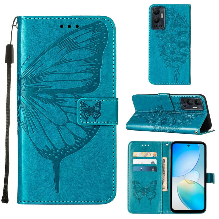 Embossed Butterfly Flip Leather Phone Case, For Infinix Hot 12 Play/Hot 12 Play NFC X6816C, For Infinix Hot 12i X665, For Infinix Hot 12 X6817, For Infinix Note 12 Pro 4G, For Infinix Note 12 Pro 5G, For Infinix Note 12 G96                             ...