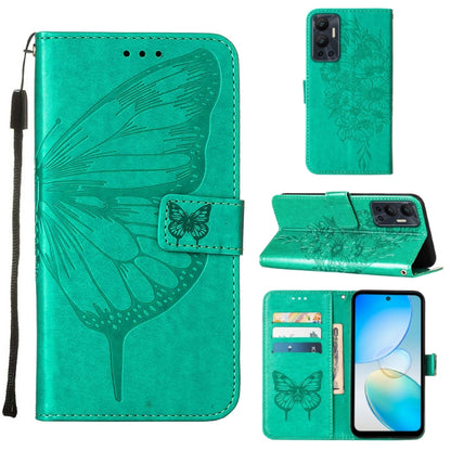 Embossed Butterfly Flip Leather Phone Case, For Infinix Hot 12 Play/Hot 12 Play NFC X6816C, For Infinix Hot 12i X665, For Infinix Hot 12 X6817, For Infinix Note 12 Pro 4G, For Infinix Note 12 Pro 5G, For Infinix Note 12 G96                             ...