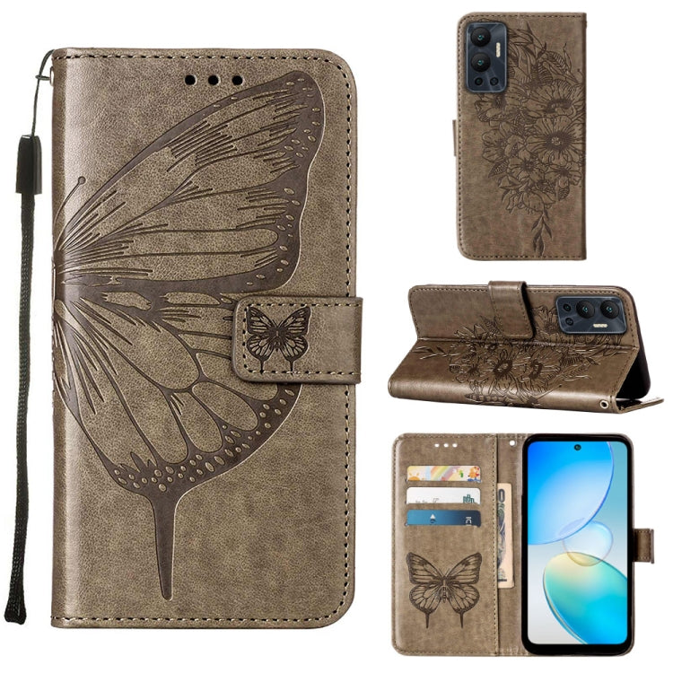 Embossed Butterfly Flip Leather Phone Case, For Infinix Hot 12 Play/Hot 12 Play NFC X6816C, For Infinix Hot 12i X665, For Infinix Hot 12 X6817, For Infinix Note 12 Pro 4G, For Infinix Note 12 Pro 5G, For Infinix Note 12 G96                             ...