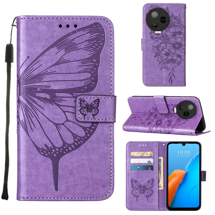 Embossed Butterfly Flip Leather Phone Case, For Infinix Hot 12 Play/Hot 12 Play NFC X6816C, For Infinix Hot 12i X665, For Infinix Hot 12 X6817, For Infinix Note 12 Pro 4G, For Infinix Note 12 Pro 5G, For Infinix Note 12 G96                             ...