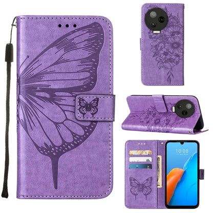 Embossed Butterfly Flip Leather Phone Case, For Infinix Hot 12 Play/Hot 12 Play NFC X6816C, For Infinix Hot 12i X665, For Infinix Hot 12 X6817, For Infinix Note 12 Pro 4G, For Infinix Note 12 Pro 5G, For Infinix Note 12 G96                             ...