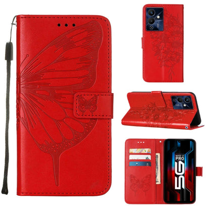 Embossed Butterfly Flip Leather Phone Case, For Infinix Hot 12 Play/Hot 12 Play NFC X6816C, For Infinix Hot 12i X665, For Infinix Hot 12 X6817, For Infinix Note 12 Pro 4G, For Infinix Note 12 Pro 5G, For Infinix Note 12 G96                             ...