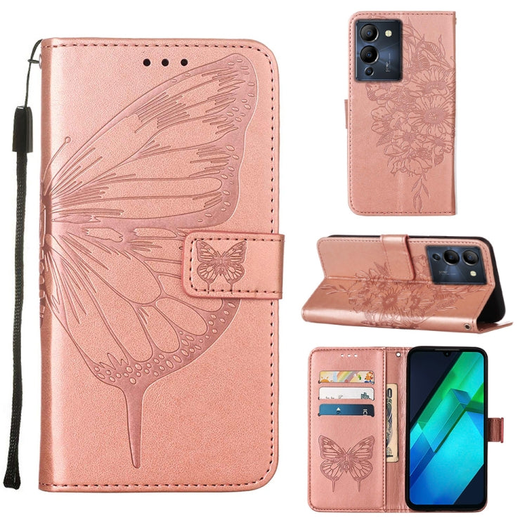 Embossed Butterfly Flip Leather Phone Case, For Infinix Hot 12 Play/Hot 12 Play NFC X6816C, For Infinix Hot 12i X665, For Infinix Hot 12 X6817, For Infinix Note 12 Pro 4G, For Infinix Note 12 Pro 5G, For Infinix Note 12 G96                             ...