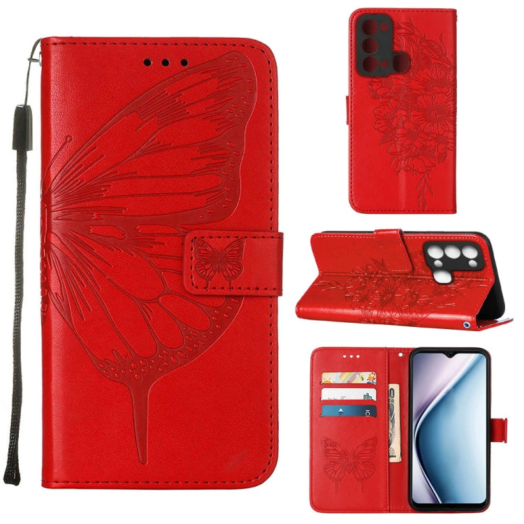 Embossed Butterfly Flip Leather Phone Case, For Infinix Hot 12 Play/Hot 12 Play NFC X6816C, For Infinix Hot 12i X665, For Infinix Hot 12 X6817, For Infinix Note 12 Pro 4G, For Infinix Note 12 Pro 5G, For Infinix Note 12 G96                             ...