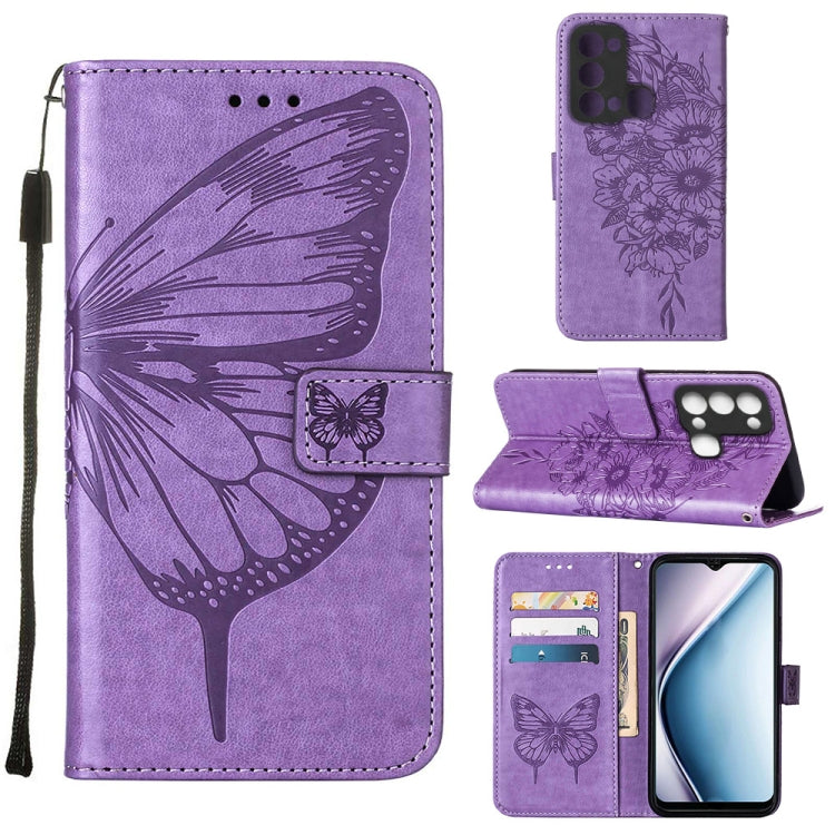Embossed Butterfly Flip Leather Phone Case, For Infinix Hot 12 Play/Hot 12 Play NFC X6816C, For Infinix Hot 12i X665, For Infinix Hot 12 X6817, For Infinix Note 12 Pro 4G, For Infinix Note 12 Pro 5G, For Infinix Note 12 G96                             ...