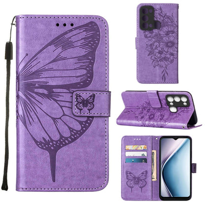 Embossed Butterfly Flip Leather Phone Case, For Infinix Hot 12 Play/Hot 12 Play NFC X6816C, For Infinix Hot 12i X665, For Infinix Hot 12 X6817, For Infinix Note 12 Pro 4G, For Infinix Note 12 Pro 5G, For Infinix Note 12 G96                             ...