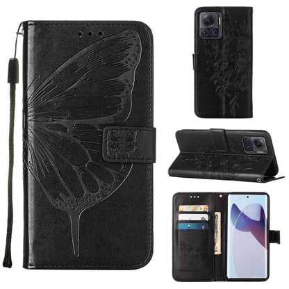 Embossed Butterfly Flip Leather Phone Case, For Infinix Hot 12 Play/Hot 12 Play NFC X6816C, For Infinix Hot 12i X665, For Infinix Hot 12 X6817, For Infinix Note 12 Pro 4G, For Infinix Note 12 Pro 5G, For Infinix Note 12 G96                             ...