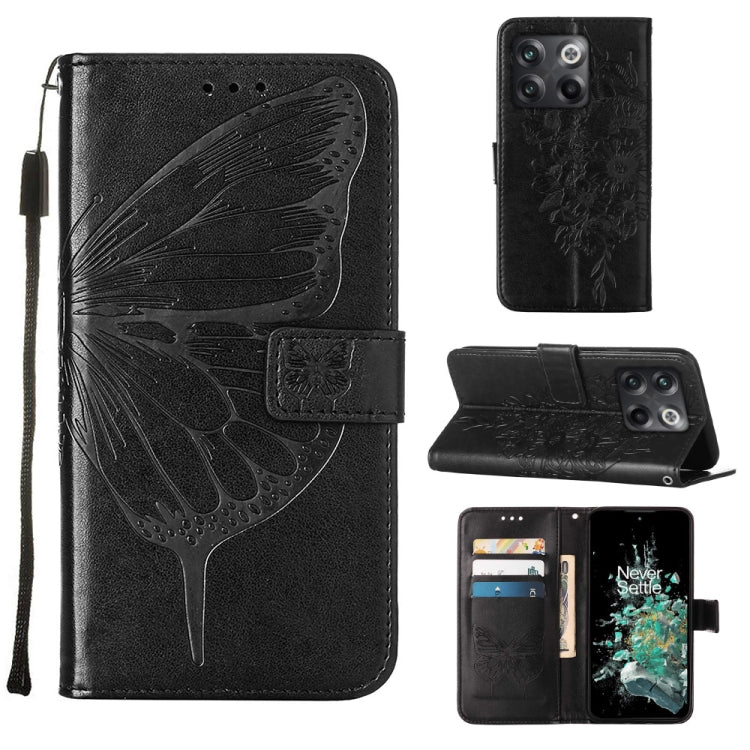 Embossed Butterfly Flip Leather Phone Case, For OnePlus 10T 5G Global, For Tecno Camon 19, For Tecno Camon 19 NEO, For Tecno Camon 19 Pro 5G, For Tecno POP 6, For Tecno Pova 3/LE7, For Tecno Spark 9 Pro/Spark 9T, For vivo S10e 5G/V23e 4G/V23E 5G/Y75 4G...
