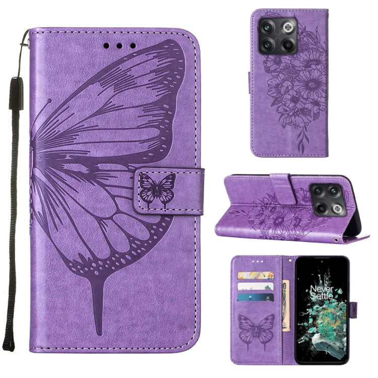 Embossed Butterfly Flip Leather Phone Case, For OnePlus 10T 5G Global, For Tecno Camon 19, For Tecno Camon 19 NEO, For Tecno Camon 19 Pro 5G, For Tecno POP 6, For Tecno Pova 3/LE7, For Tecno Spark 9 Pro/Spark 9T, For vivo S10e 5G/V23e 4G/V23E 5G/Y75 4G...
