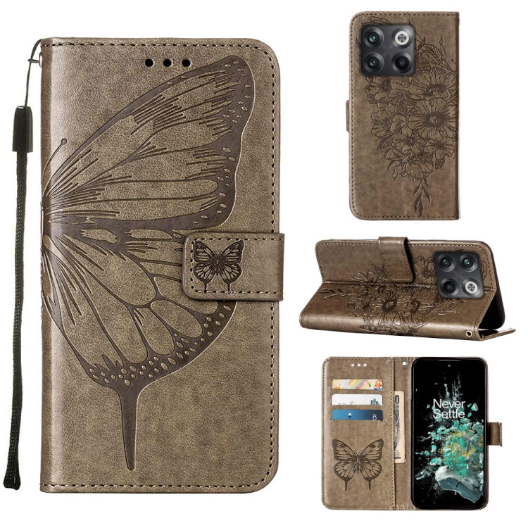 Embossed Butterfly Flip Leather Phone Case, For OnePlus 10T 5G Global, For Tecno Camon 19, For Tecno Camon 19 NEO, For Tecno Camon 19 Pro 5G, For Tecno POP 6, For Tecno Pova 3/LE7, For Tecno Spark 9 Pro/Spark 9T, For vivo S10e 5G/V23e 4G/V23E 5G/Y75 4G...