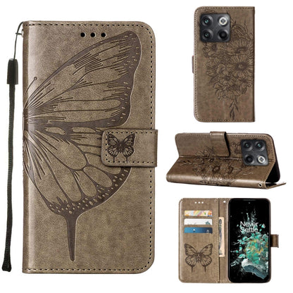 Embossed Butterfly Flip Leather Phone Case, For OnePlus 10T 5G Global, For Tecno Camon 19, For Tecno Camon 19 NEO, For Tecno Camon 19 Pro 5G, For Tecno POP 6, For Tecno Pova 3/LE7, For Tecno Spark 9 Pro/Spark 9T, For vivo S10e 5G/V23e 4G/V23E 5G/Y75 4G...