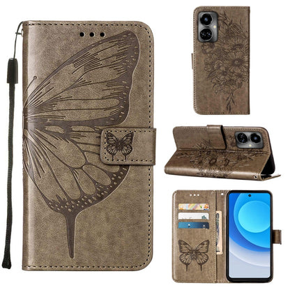 Embossed Butterfly Flip Leather Phone Case, For OnePlus 10T 5G Global, For Tecno Camon 19, For Tecno Camon 19 NEO, For Tecno Camon 19 Pro 5G, For Tecno POP 6, For Tecno Pova 3/LE7, For Tecno Spark 9 Pro/Spark 9T, For vivo S10e 5G/V23e 4G/V23E 5G/Y75 4G...