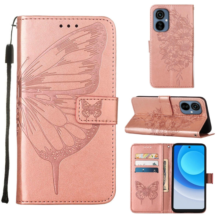 Embossed Butterfly Flip Leather Phone Case, For OnePlus 10T 5G Global, For Tecno Camon 19, For Tecno Camon 19 NEO, For Tecno Camon 19 Pro 5G, For Tecno POP 6, For Tecno Pova 3/LE7, For Tecno Spark 9 Pro/Spark 9T, For vivo S10e 5G/V23e 4G/V23E 5G/Y75 4G...