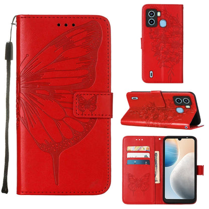 Embossed Butterfly Flip Leather Phone Case, For OnePlus 10T 5G Global, For Tecno Camon 19, For Tecno Camon 19 NEO, For Tecno Camon 19 Pro 5G, For Tecno POP 6, For Tecno Pova 3/LE7, For Tecno Spark 9 Pro/Spark 9T, For vivo S10e 5G/V23e 4G/V23E 5G/Y75 4G...