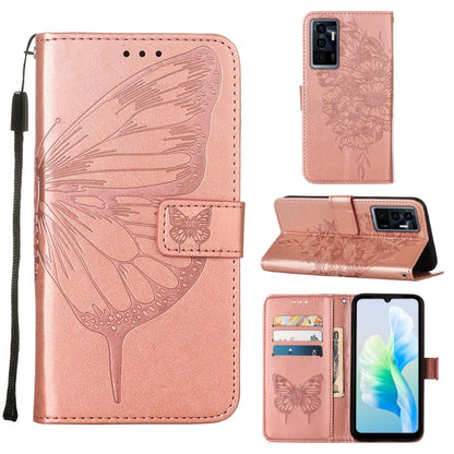 Embossed Butterfly Flip Leather Phone Case, For OnePlus 10T 5G Global, For Tecno Camon 19, For Tecno Camon 19 NEO, For Tecno Camon 19 Pro 5G, For Tecno POP 6, For Tecno Pova 3/LE7, For Tecno Spark 9 Pro/Spark 9T, For vivo S10e 5G/V23e 4G/V23E 5G/Y75 4G...