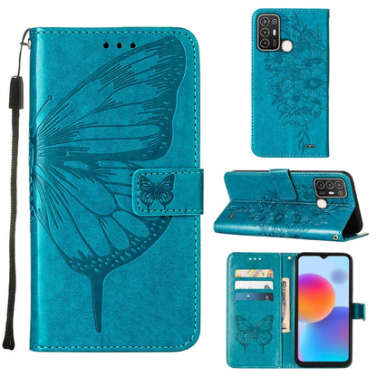 Embossed Butterfly Flip Leather Phone Case, For OnePlus 10T 5G Global, For Tecno Camon 19, For Tecno Camon 19 NEO, For Tecno Camon 19 Pro 5G, For Tecno POP 6, For Tecno Pova 3/LE7, For Tecno Spark 9 Pro/Spark 9T, For vivo S10e 5G/V23e 4G/V23E 5G/Y75 4G...