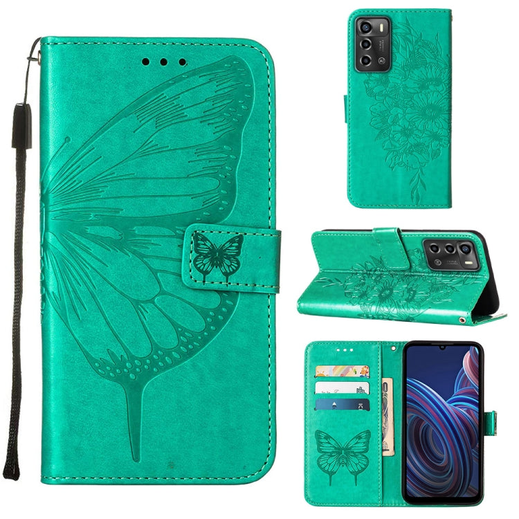 Embossed Butterfly Flip Leather Phone Case, For OnePlus 10T 5G Global, For Tecno Camon 19, For Tecno Camon 19 NEO, For Tecno Camon 19 Pro 5G, For Tecno POP 6, For Tecno Pova 3/LE7, For Tecno Spark 9 Pro/Spark 9T, For vivo S10e 5G/V23e 4G/V23E 5G/Y75 4G...