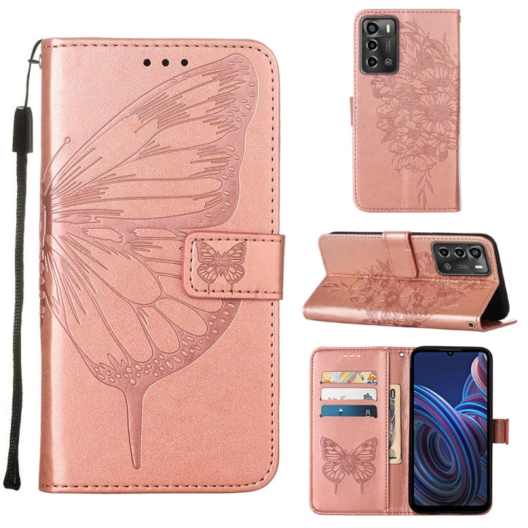 Embossed Butterfly Flip Leather Phone Case, For OnePlus 10T 5G Global, For Tecno Camon 19, For Tecno Camon 19 NEO, For Tecno Camon 19 Pro 5G, For Tecno POP 6, For Tecno Pova 3/LE7, For Tecno Spark 9 Pro/Spark 9T, For vivo S10e 5G/V23e 4G/V23E 5G/Y75 4G...