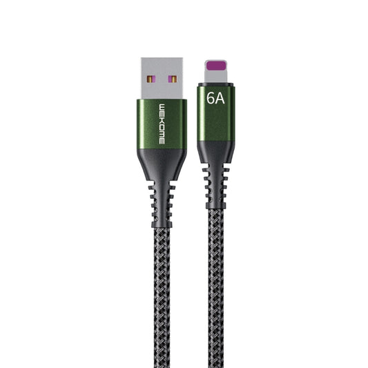WEKOME WDC-169I Raython Series 6A USB to 8 Pin Fast Charge Data Cable, Length: 1m