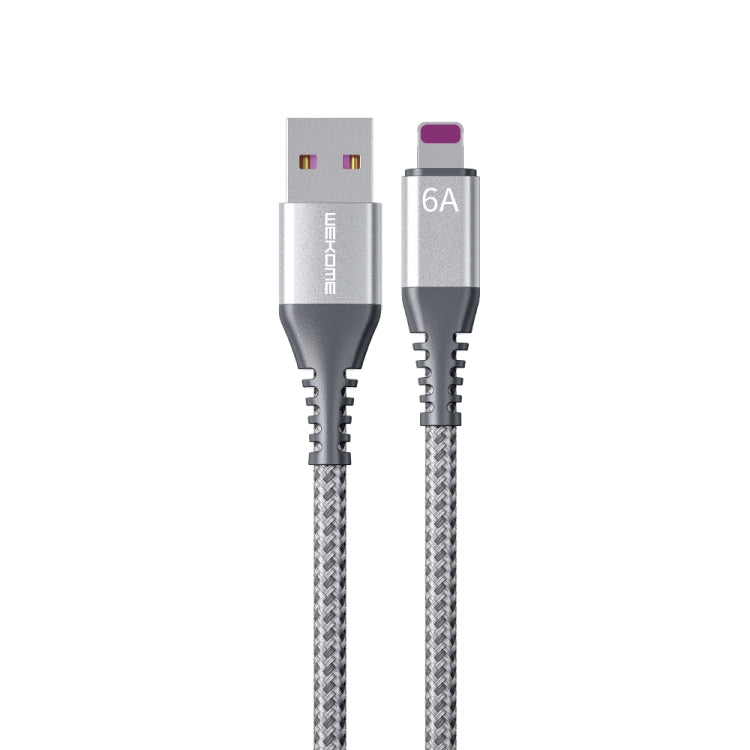 WEKOME WDC-169I Raython Series 6A USB to 8 Pin Fast Charge Data Cable, Length: 1m