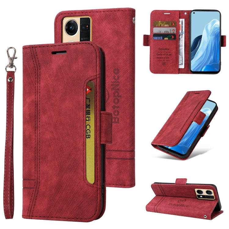 BETOPNICE Dual-side Buckle Leather Phone Case, For Realme 9i / A96 4G / A76 4G / A36 4G, For vivo S12, For OPPO Reno7 / F21 Pro, For Realme GT Neo2 5G CN Version, For vivo S12 Pro / V23 Pro 5G, For OPPO Reno 7 5G Global / Find X5 Lite, For vivo Y76 5G ...