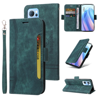 BETOPNICE Dual-side Buckle Leather Phone Case, For vivo S12, For Realme 9i / A96 4G / A76 4G / A36 4G, For OPPO Reno7 / F21 Pro, For Realme GT Neo2 5G CN Version, For vivo S12 Pro / V23 Pro 5G, For OPPO Reno 7 5G Global / Find X5 Lite, For vivo Y76 5G ...