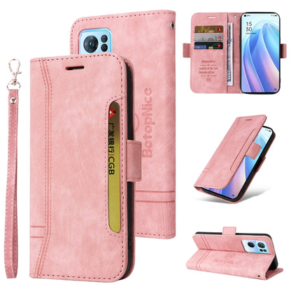 BETOPNICE Dual-side Buckle Leather Phone Case, For vivo S12, For Realme 9i / A96 4G / A76 4G / A36 4G, For OPPO Reno7 / F21 Pro, For Realme GT Neo2 5G CN Version, For vivo S12 Pro / V23 Pro 5G, For OPPO Reno 7 5G Global / Find X5 Lite, For vivo Y76 5G ...
