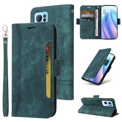 BETOPNICE Dual-side Buckle Leather Phone Case, For vivo S12, For Realme 9i / A96 4G / A76 4G / A36 4G, For OPPO Reno7 / F21 Pro, For Realme GT Neo2 5G CN Version, For vivo S12 Pro / V23 Pro 5G, For OPPO Reno 7 5G Global / Find X5 Lite, For vivo Y76 5G ...