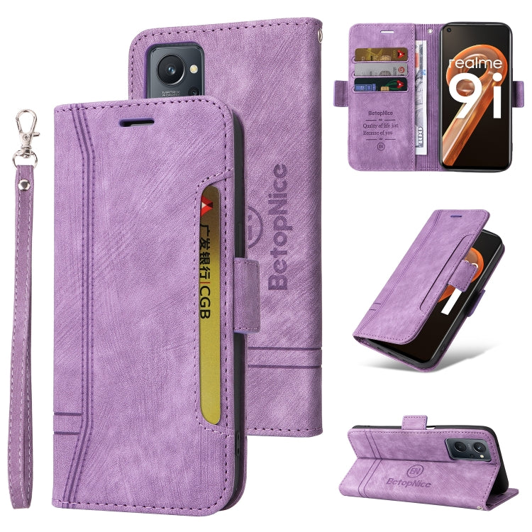 BETOPNICE Dual-side Buckle Leather Phone Case, For Realme 9i / A96 4G / A76 4G / A36 4G, For vivo S12, For OPPO Reno7 / F21 Pro, For Realme GT Neo2 5G CN Version, For vivo S12 Pro / V23 Pro 5G, For OPPO Reno 7 5G Global / Find X5 Lite, For vivo Y76 5G ...