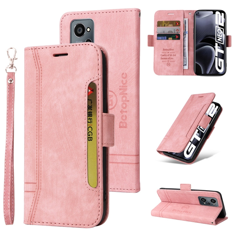 BETOPNICE Dual-side Buckle Leather Phone Case, For Realme 9i / A96 4G / A76 4G / A36 4G, For vivo S12, For OPPO Reno7 / F21 Pro, For Realme GT Neo2 5G CN Version, For vivo S12 Pro / V23 Pro 5G, For OPPO Reno 7 5G Global / Find X5 Lite, For vivo Y76 5G ...