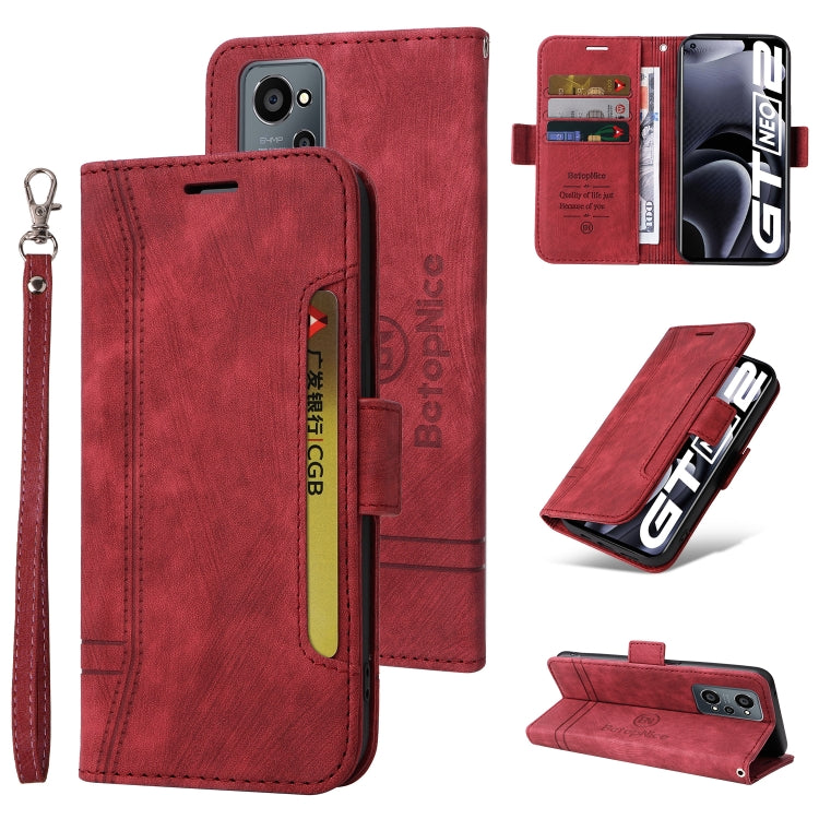 BETOPNICE Dual-side Buckle Leather Phone Case, For Realme 9i / A96 4G / A76 4G / A36 4G, For vivo S12, For OPPO Reno7 / F21 Pro, For Realme GT Neo2 5G CN Version, For vivo S12 Pro / V23 Pro 5G, For OPPO Reno 7 5G Global / Find X5 Lite, For vivo Y76 5G ...
