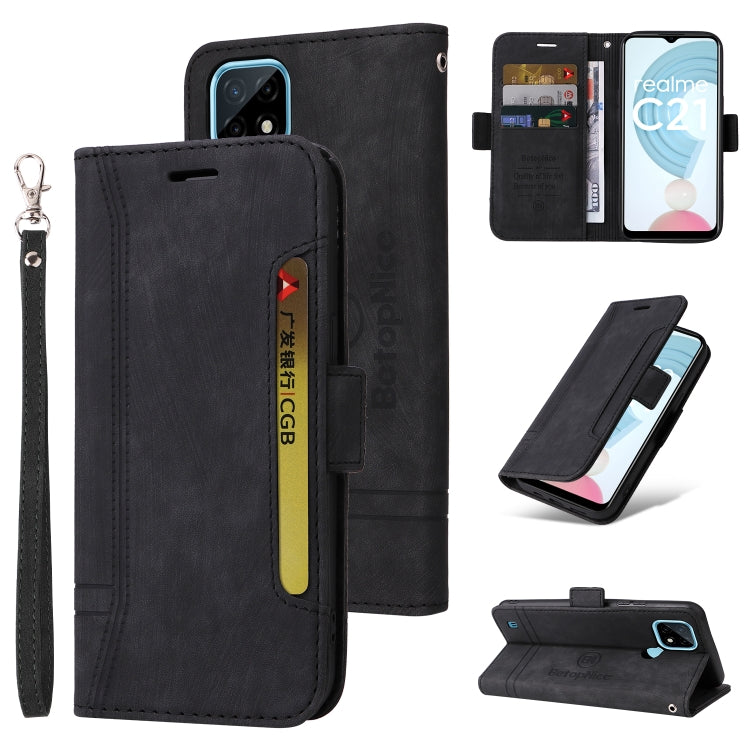 BETOPNICE Dual-side Buckle Leather Phone Case, For vivo S12, For Realme 9i / A96 4G / A76 4G / A36 4G, For OPPO Reno7 / F21 Pro, For Realme GT Neo2 5G CN Version, For vivo S12 Pro / V23 Pro 5G, For OPPO Reno 7 5G Global / Find X5 Lite, For vivo Y76 5G ...