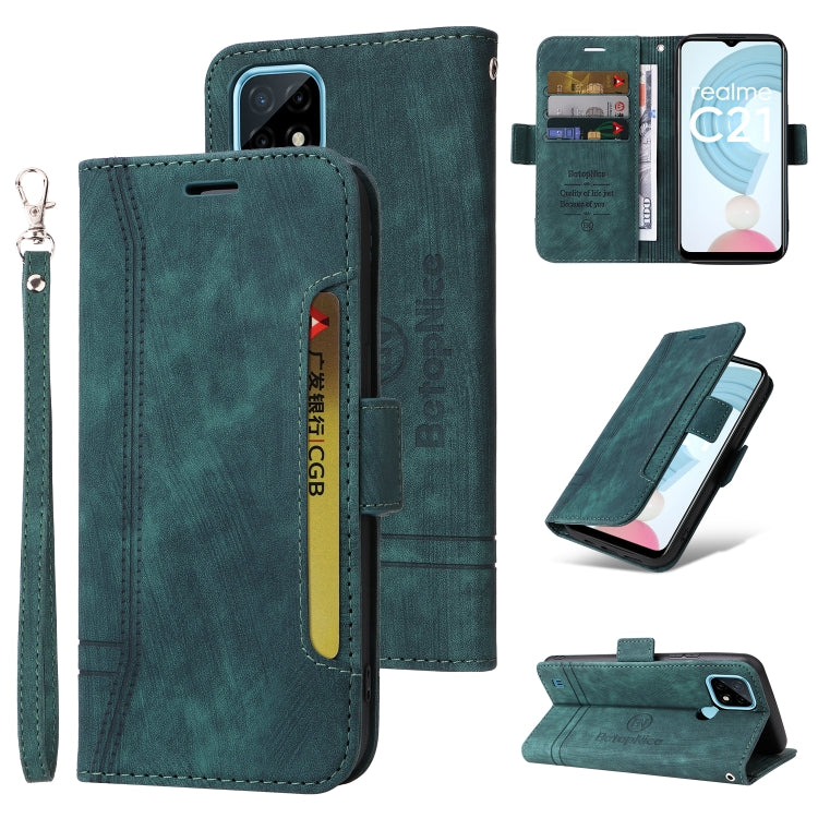 BETOPNICE Dual-side Buckle Leather Phone Case, For vivo S12, For Realme 9i / A96 4G / A76 4G / A36 4G, For OPPO Reno7 / F21 Pro, For Realme GT Neo2 5G CN Version, For vivo S12 Pro / V23 Pro 5G, For OPPO Reno 7 5G Global / Find X5 Lite, For vivo Y76 5G ...