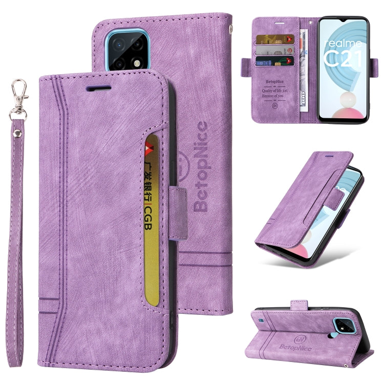BETOPNICE Dual-side Buckle Leather Phone Case, For vivo S12, For Realme 9i / A96 4G / A76 4G / A36 4G, For OPPO Reno7 / F21 Pro, For Realme GT Neo2 5G CN Version, For vivo S12 Pro / V23 Pro 5G, For OPPO Reno 7 5G Global / Find X5 Lite, For vivo Y76 5G ...