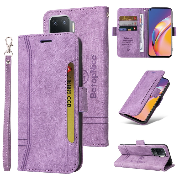 BETOPNICE Dual-side Buckle Leather Phone Case, For vivo S12, For Realme 9i / A96 4G / A76 4G / A36 4G, For OPPO Reno7 / F21 Pro, For Realme GT Neo2 5G CN Version, For vivo S12 Pro / V23 Pro 5G, For OPPO Reno 7 5G Global / Find X5 Lite, For vivo Y76 5G ...